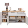 SIDEBOARD 170/92/41,5 cm  - Eichefarben/Weiß, KONVENTIONELL, Holz/Holzwerkstoff (170/92/41,5cm) - Novel
