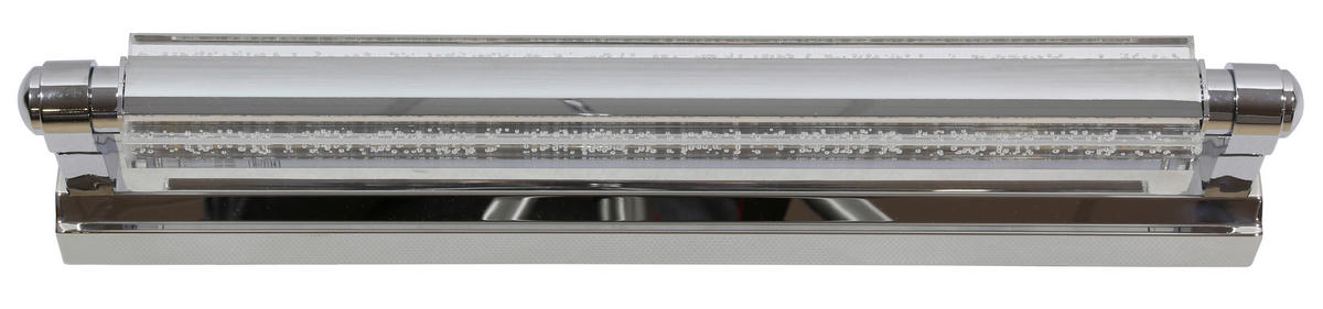 LED-WANDLEUCHTE 10/47/5 cm   - Chromfarben, KONVENTIONELL, Metall (10/47/5cm)