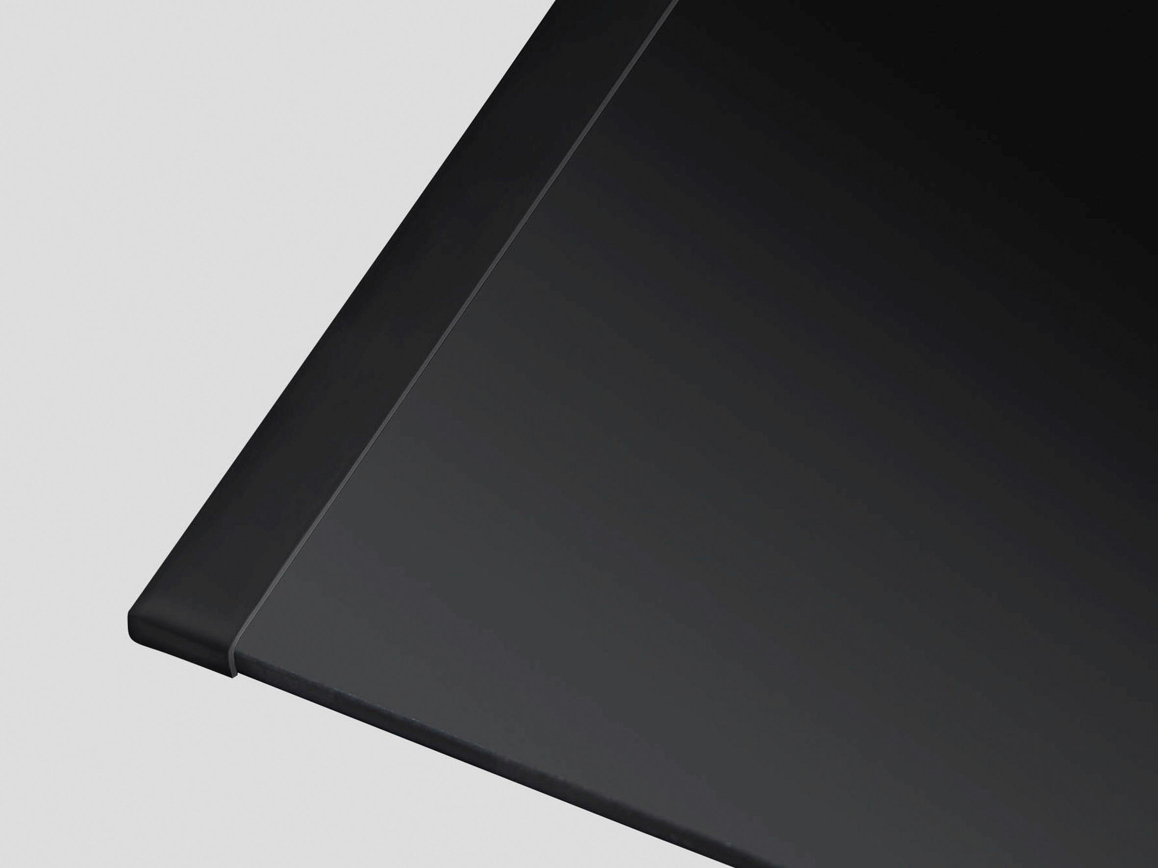 VERBLENDUNGSLEISTEN  in Schwarz  - Schwarz, Basics, Metall (52cm) - Oranier