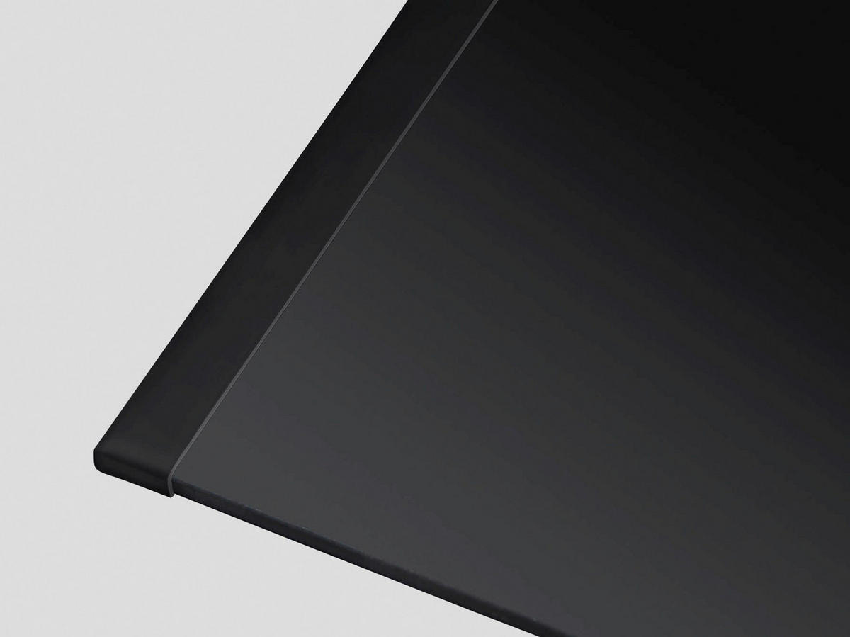 VERBLENDUNGSLEISTEN  in Schwarz  - Schwarz, Basics, Metall (52cm) - Oranier