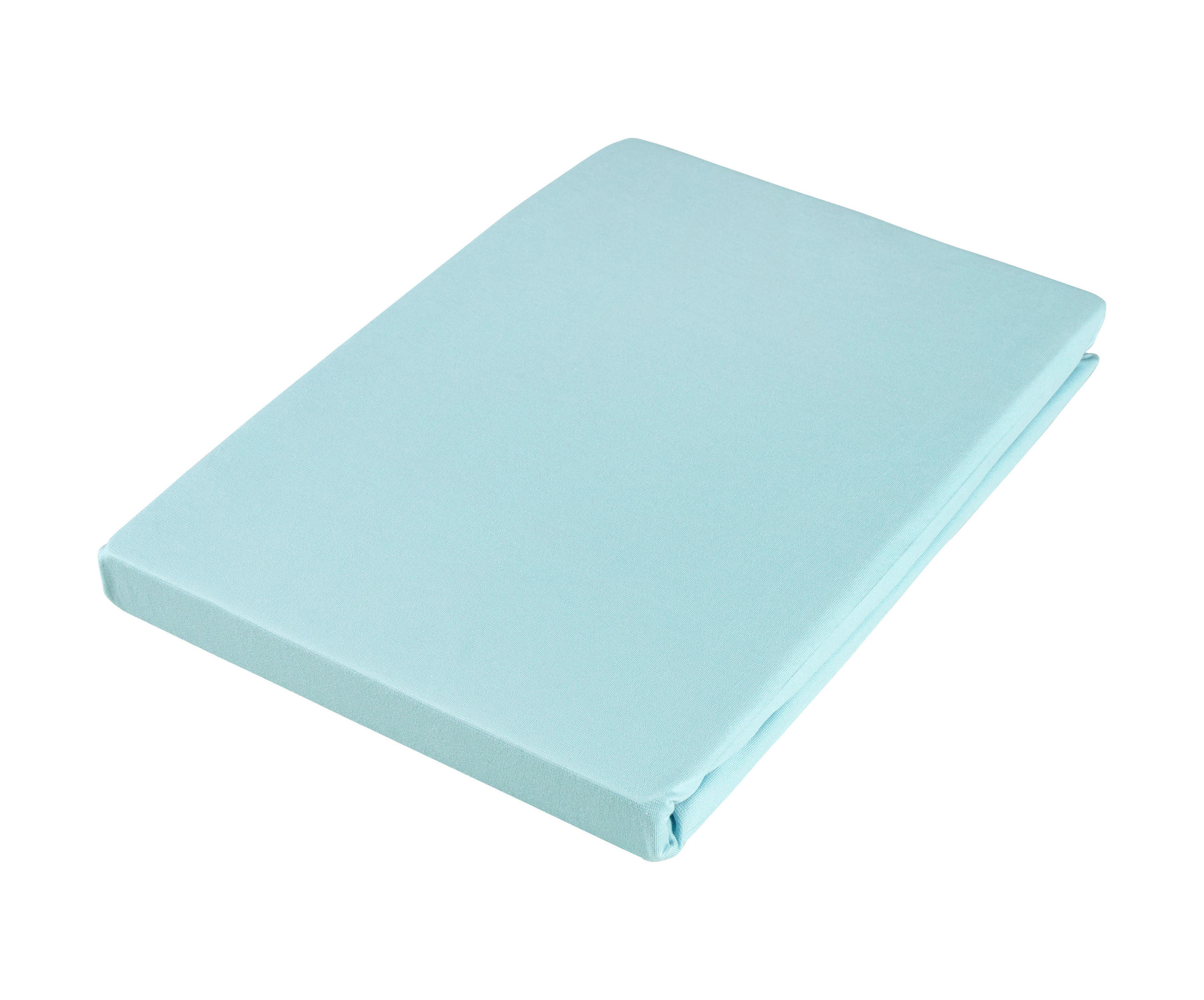 SPANNBETTTUCH Zwirn-Jersey  - Mintgrün, Basics, Textil (200/200cm) - Estella