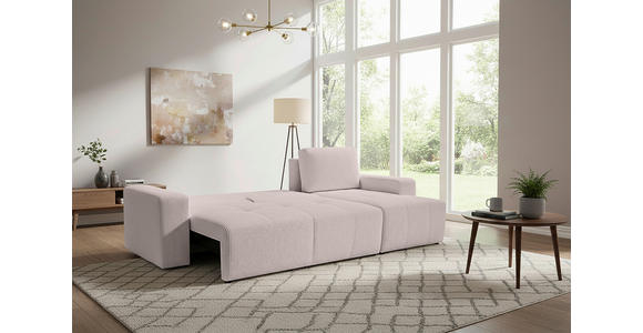 ECKSCHLAFSOFA  mit Cord Hellbraun  - Hellbraun/Schwarz, KONVENTIONELL, Textil (248/146cm) - Xora