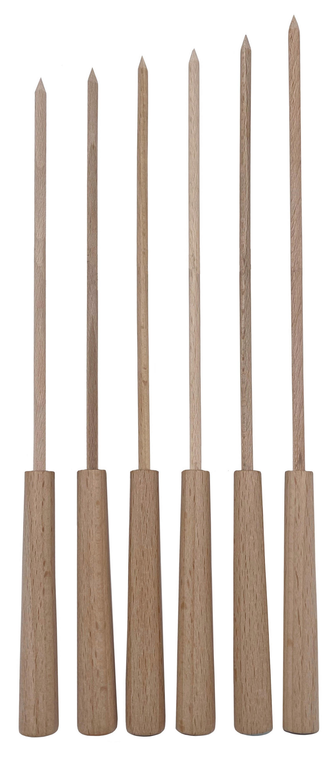 GRILLSPIESSE - Braun, Basics, Holz (12/2/33cm) - Heidi Cheese Line