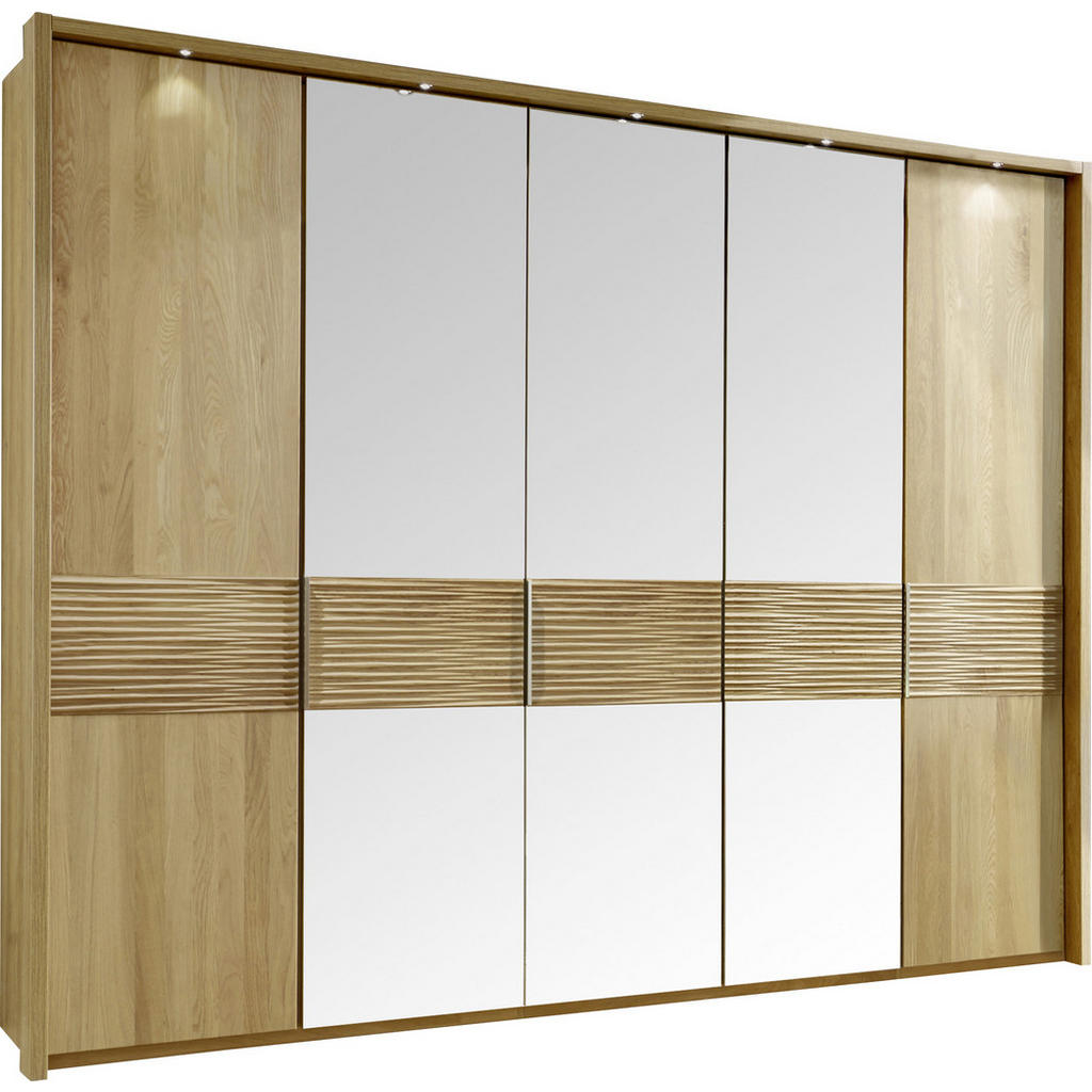 Dieter Knoll SKŘÍŇ S OTOČNÝMI DVEŘMI, dub, barvy dubu, 250/216/58 cm - barvy dubu