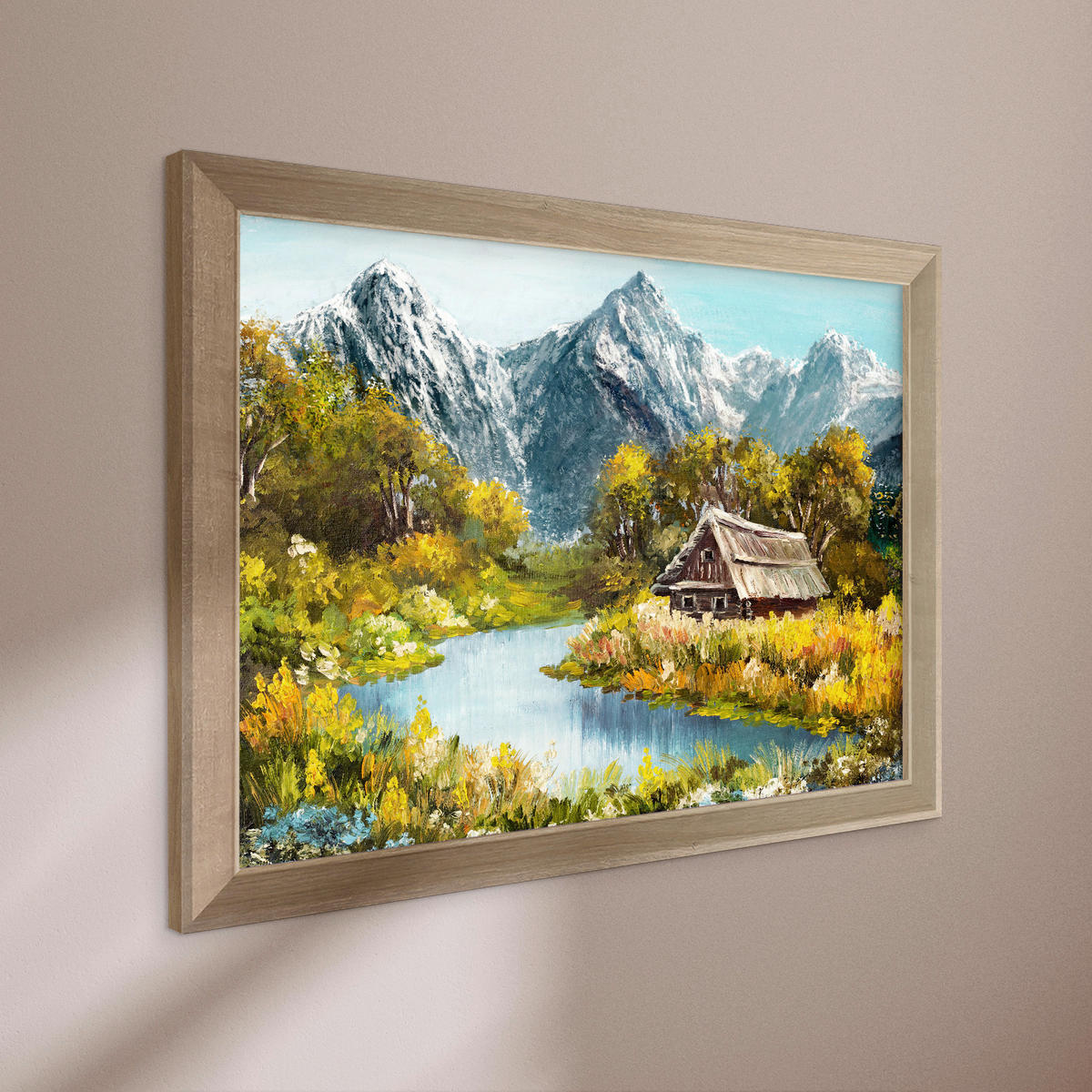 DRUCKGRAFIK Landschaft & Natur  - Multicolor, Basics, Holz/Papier (75/56/3cm)