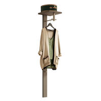 GARDEROBENPANEEL  in 33/167/31 cm  - Taupe, Design, Holzwerkstoff (33/167/31cm) - Moderano