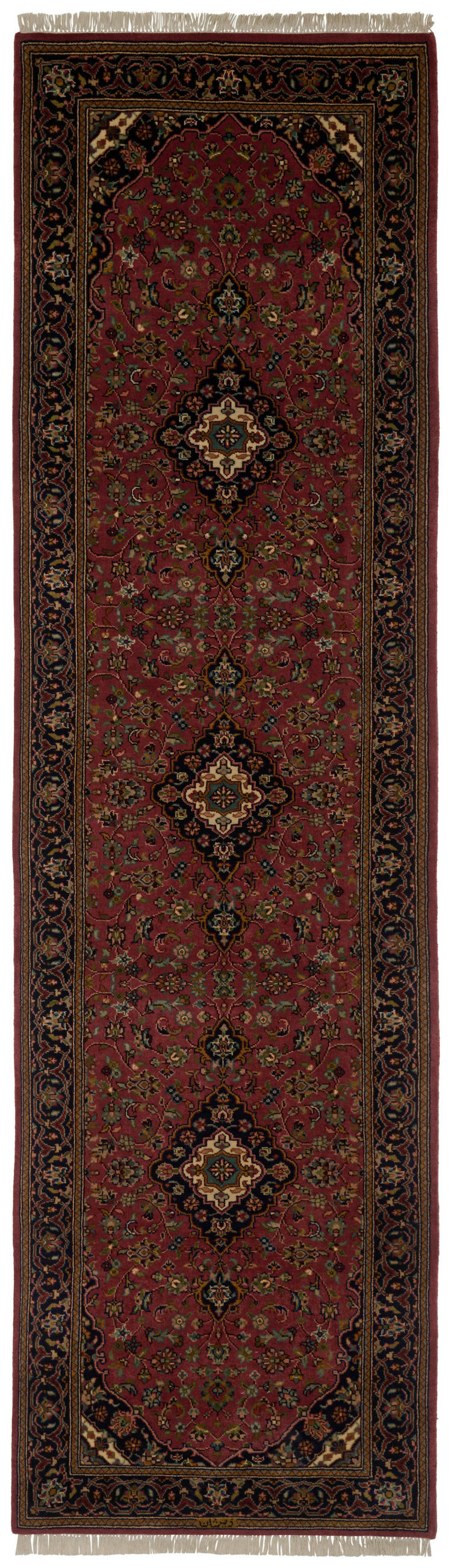 ORIENTTEPPICH 80/300 cm EDITION ALKATIF CLASSIC Blau, Beere  - Blau/Beere, LIFESTYLE, Textil (80/300cm) - Cazaris