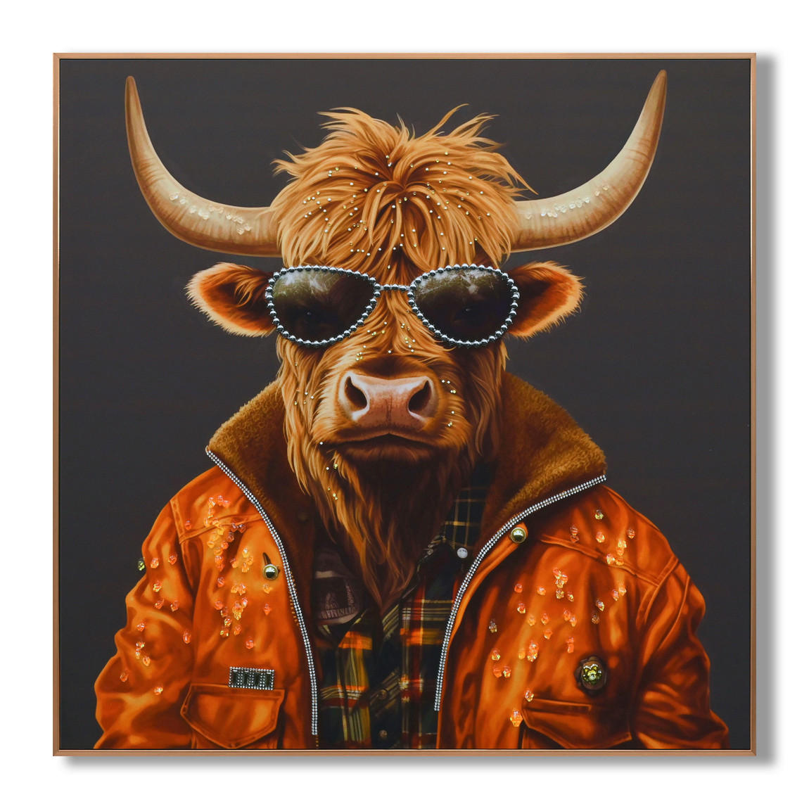 XXXL OBRAZ NA PLÁTNE, zvieratá, 82/82/4 cm