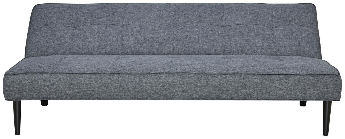 CANAPEA EXTENSIBILĂ textil gri închis  - gri închis/negru, Design, textil (180/77/93cm) - Carryhome