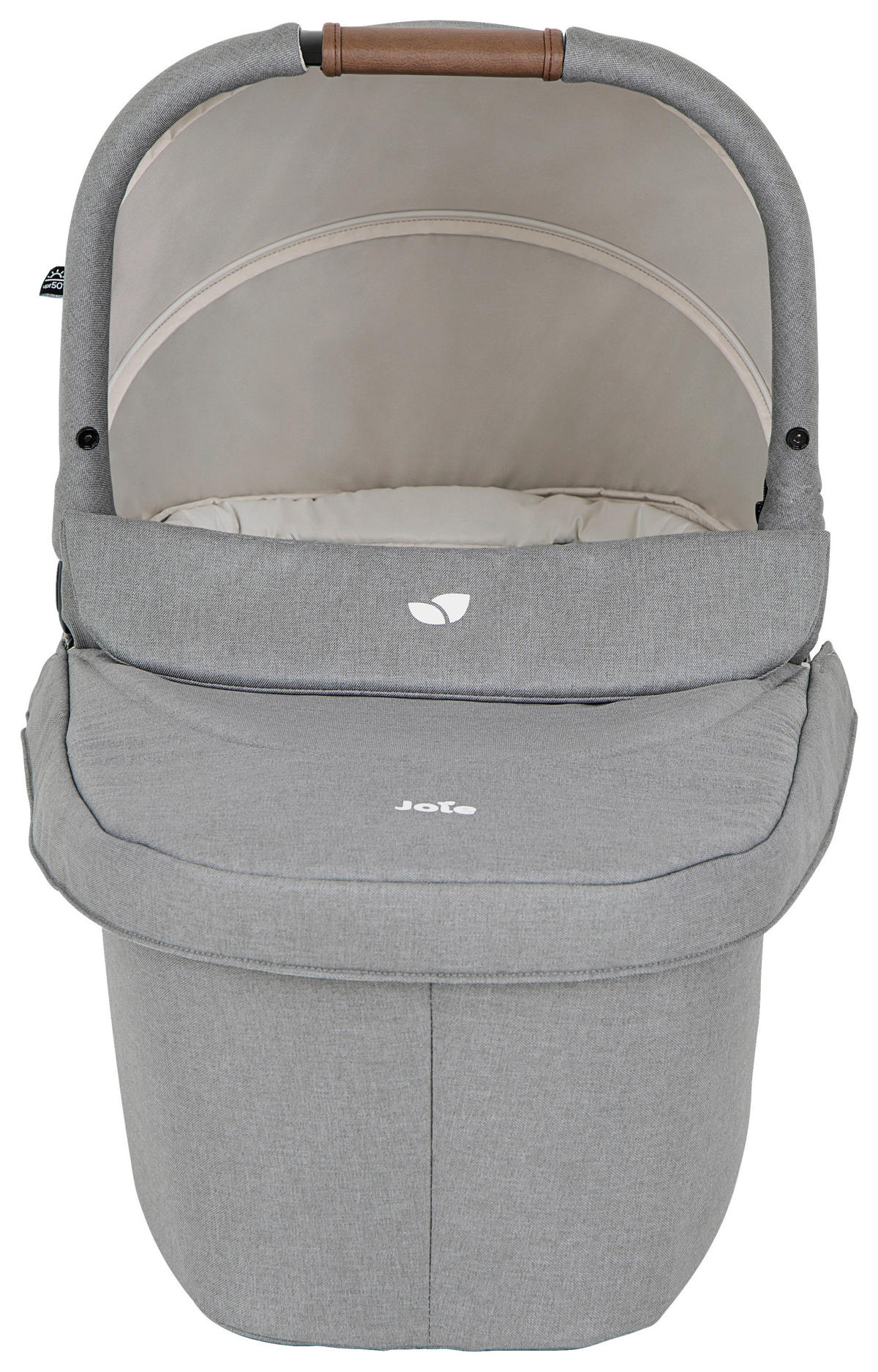 LIEGEWANNE Ramble XL  - Hellgrau/Weiß, Basics, Kunststoff/Textil (88/42/58,5cm) - Joie