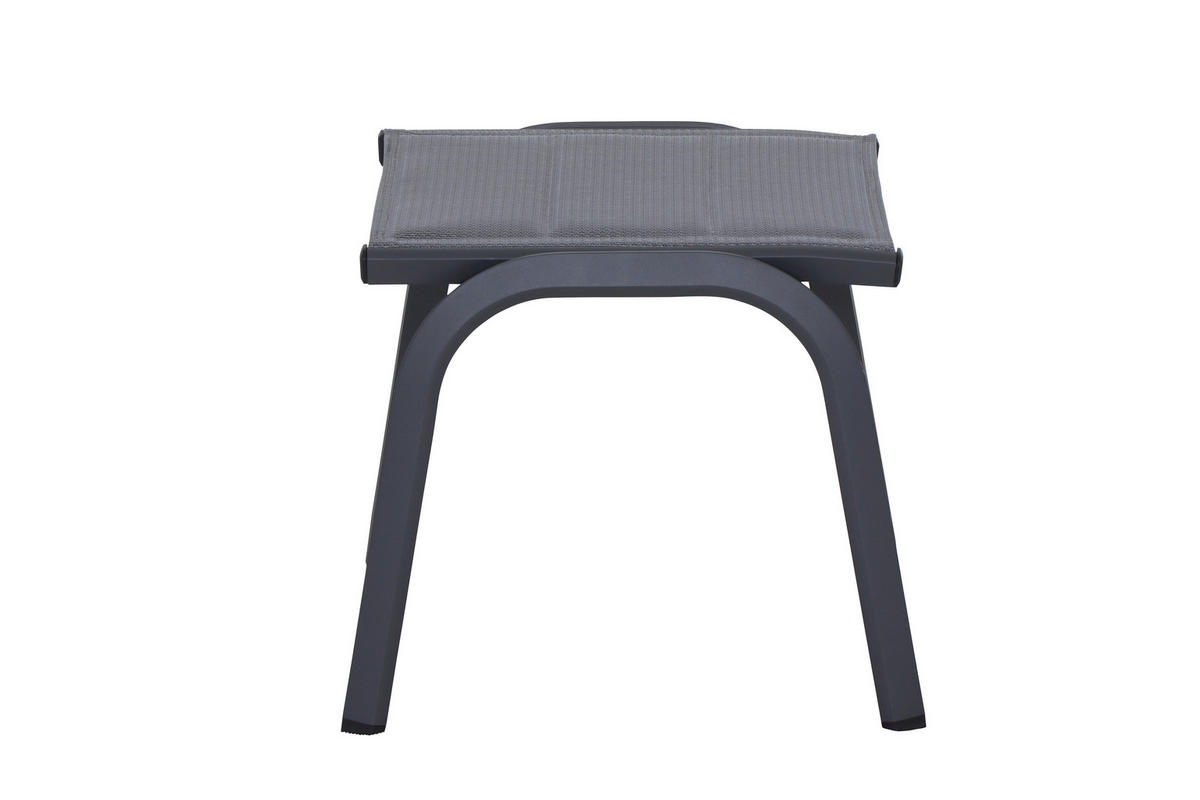 GARTENHOCKER in  - Anthrazit, KONVENTIONELL, Kunststoff/Metall (51/44/52cm) - Siena Garden