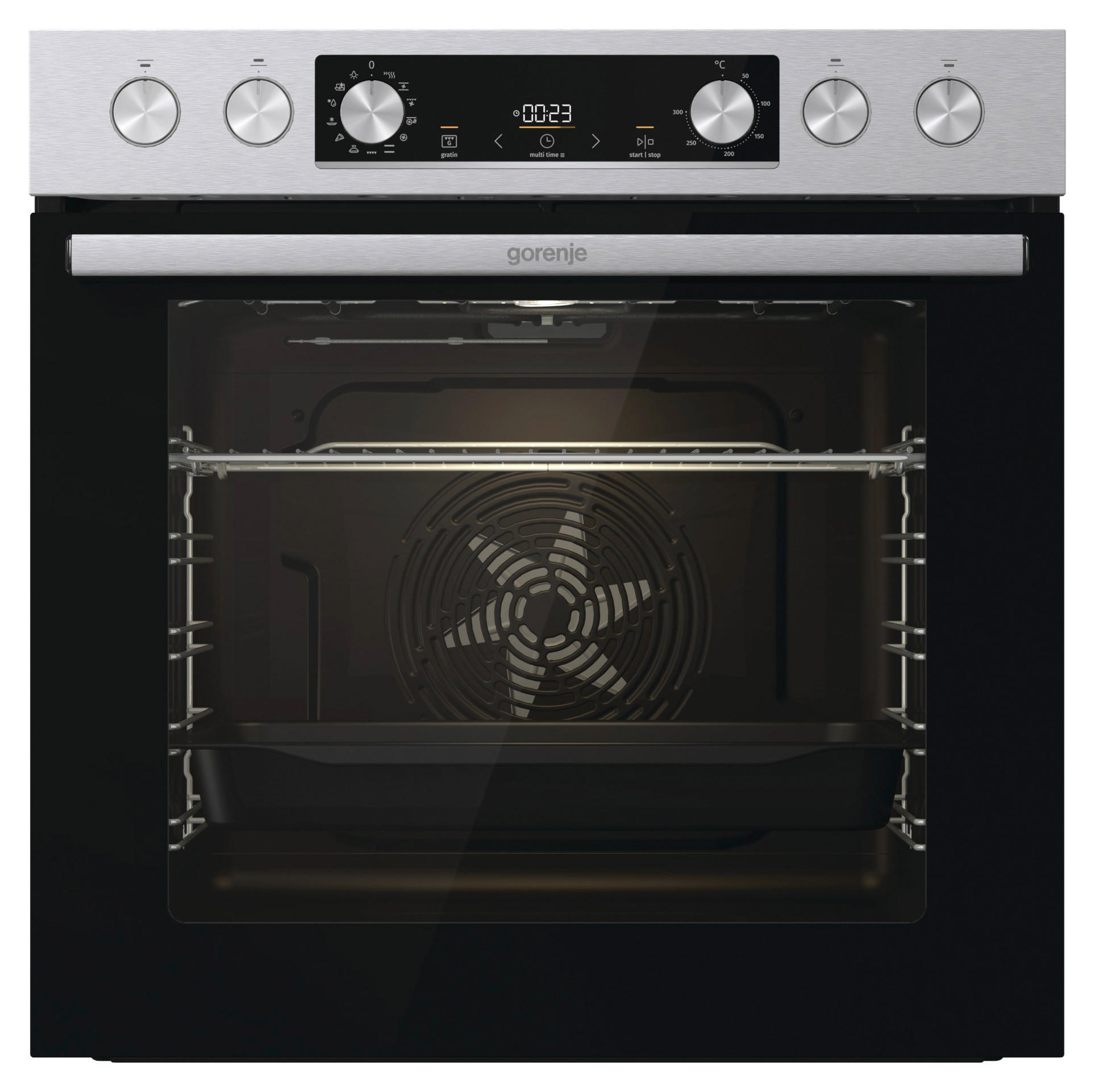 Gorenje Einbauherd Silber 59.5x59.5x56.4 cm