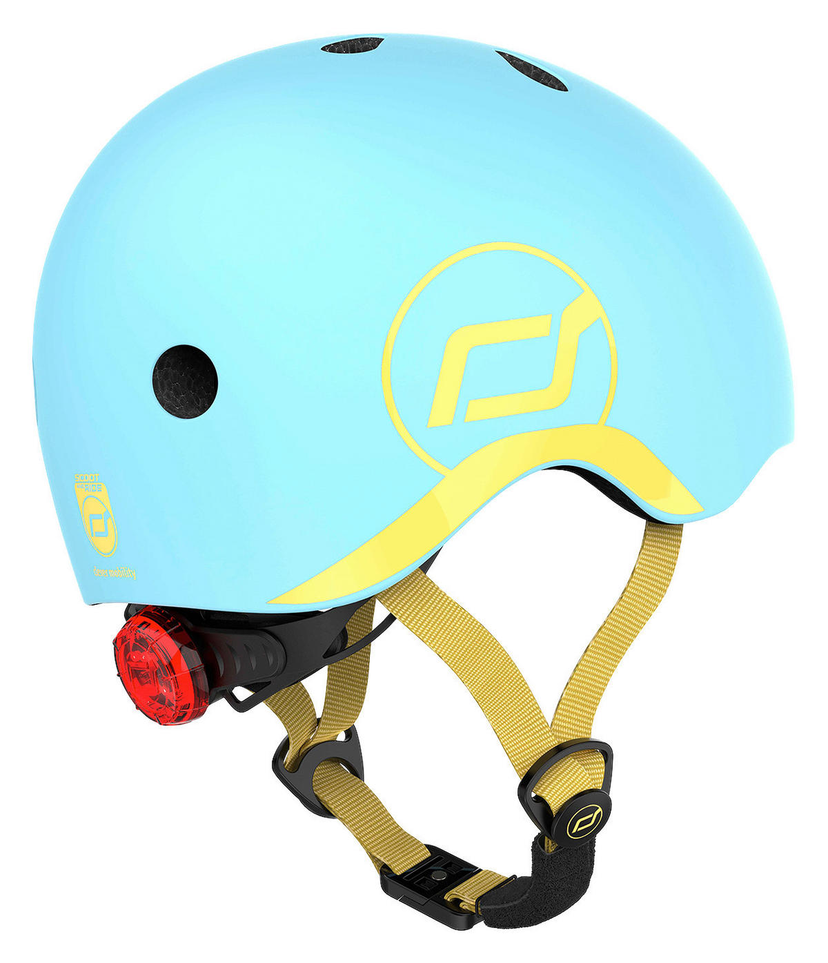 KINDERHELM XXS-S  - Blau/Gelb, Trend, Kunststoff/Textil (XXS-Snull) - Scoot and Ride