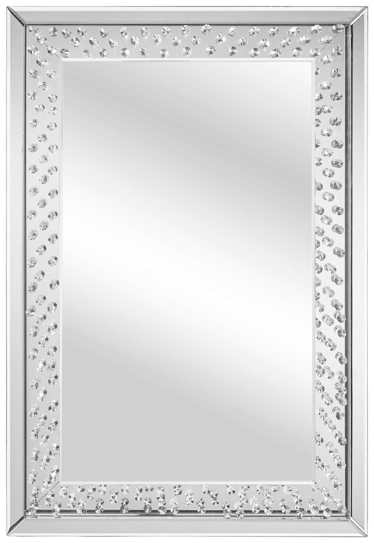 WANDSPIEGEL 60/90/5 cm    - Silberfarben, Design, Glas/Holzwerkstoff (60/90/5cm) - Xora