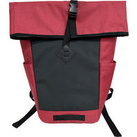 BATOH  - antracitová/červená, Basics, kov/textil (32,5/14,5/62,5cm) - Ambia Home
