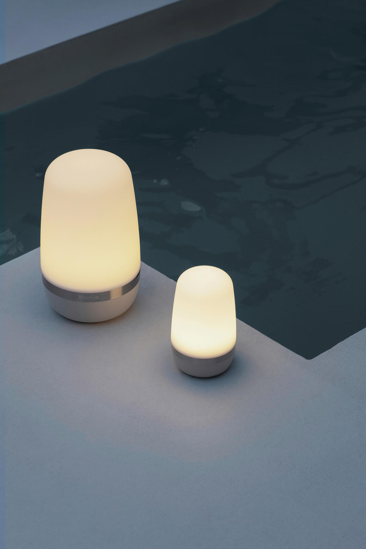 LED-TISCHLEUCHTE 9,4/15,3 cm   - Beige, Design, Kunststoff/Metall (9,4/15,3cm) - Blomus