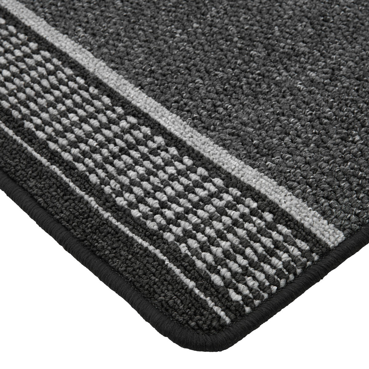 LÄUFER 80/250 cm Promenade Anthrazit  - Anthrazit, KONVENTIONELL, Kunststoff/Textil (80/250cm) - Boxxx