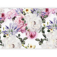 FOTOTAPETE  - Violett/Weiß, LIFESTYLE, Textil (400/280cm) - artgeist