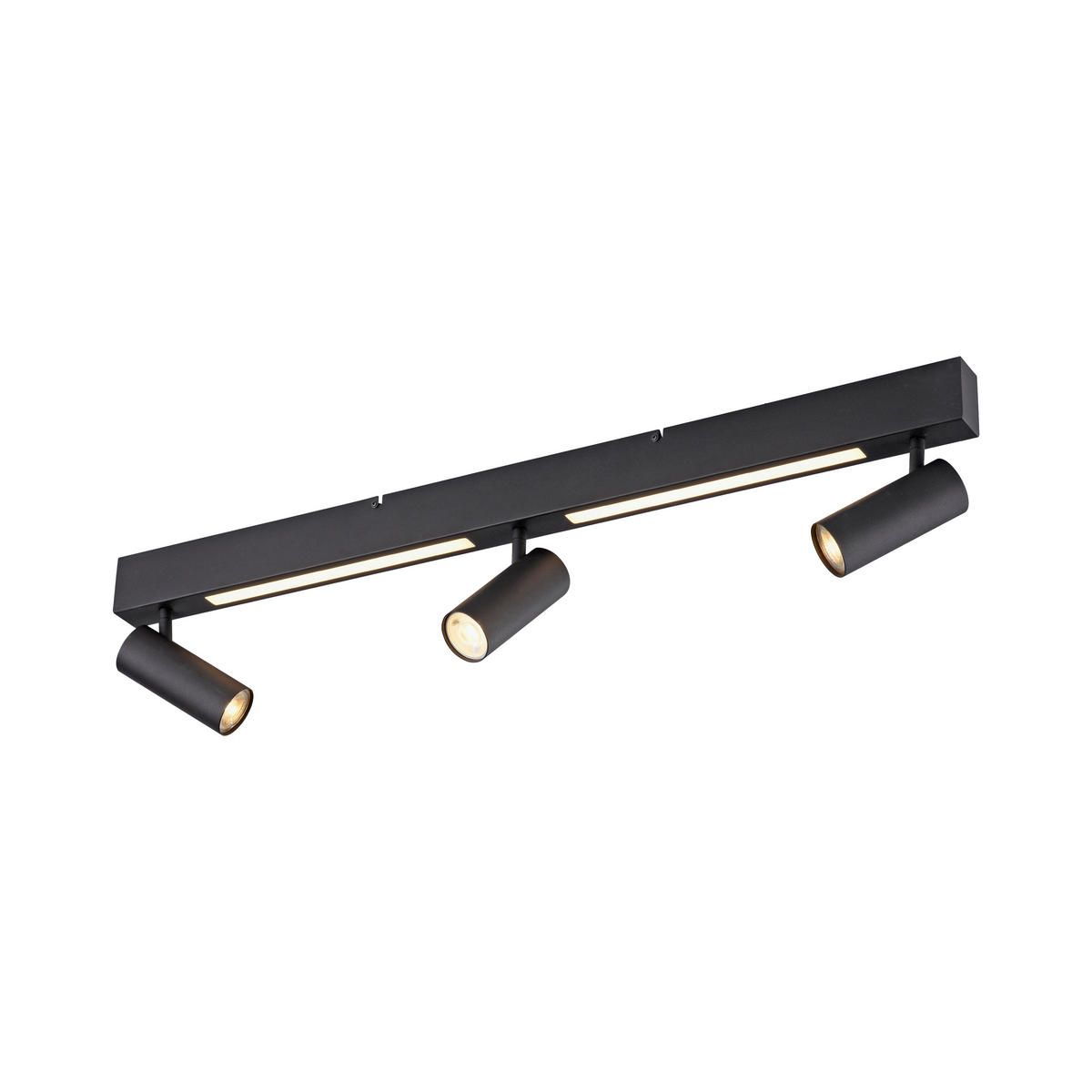 LED-DECKENLEUCHTE 101,5/22/20,5 cm   - Schwarz, Design, Kunststoff/Metall (101,5/22/20,5cm) - Schöner Wohnen