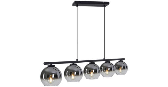 HÄNGELEUCHTE 83/13/150 cm - Schwarz, Basics, Glas (83/13/150cm) - Novel