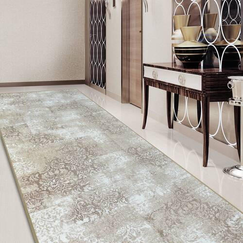 LÄUFER 80/400 cm Davoli Weiß  - Weiß, Design, Kunststoff/Textil (80/400cm)