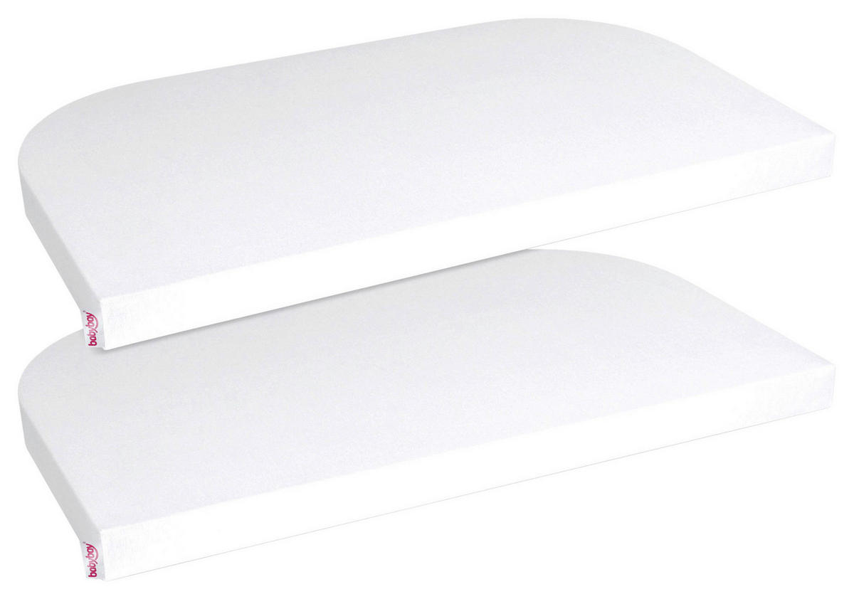 MATRATZENBEZUG    - Weiß, Basics, Textil (105/57,5/6cm) - Babybay