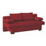 SCHLAFSOFA Rot - Wengefarben/Rot, KONVENTIONELL, Holz/Textil (200/80/104cm) - NOVEL