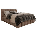 POLSTERBETT Lattenrost, Bettkasten Braun 140/200 cm  - Birkefarben/Schwarz, Trend, Holz/Kunststoff (140/200cm) - Esposa