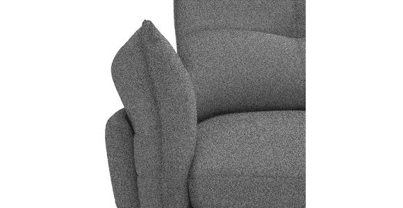 ECKSOFA in Bouclé Hellgrau  - Hellgrau/Schwarz, Design, Textil/Metall (250/220cm) - Xora