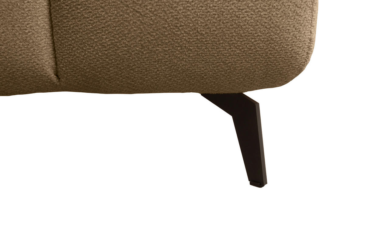 BOXBETT 180/200 cm,  in Braun, Bettkasten, Topper, H3 + H3 = fest  - Schwarz/Braun, Trend, Textil/Metall (180/200cm) - Esposa