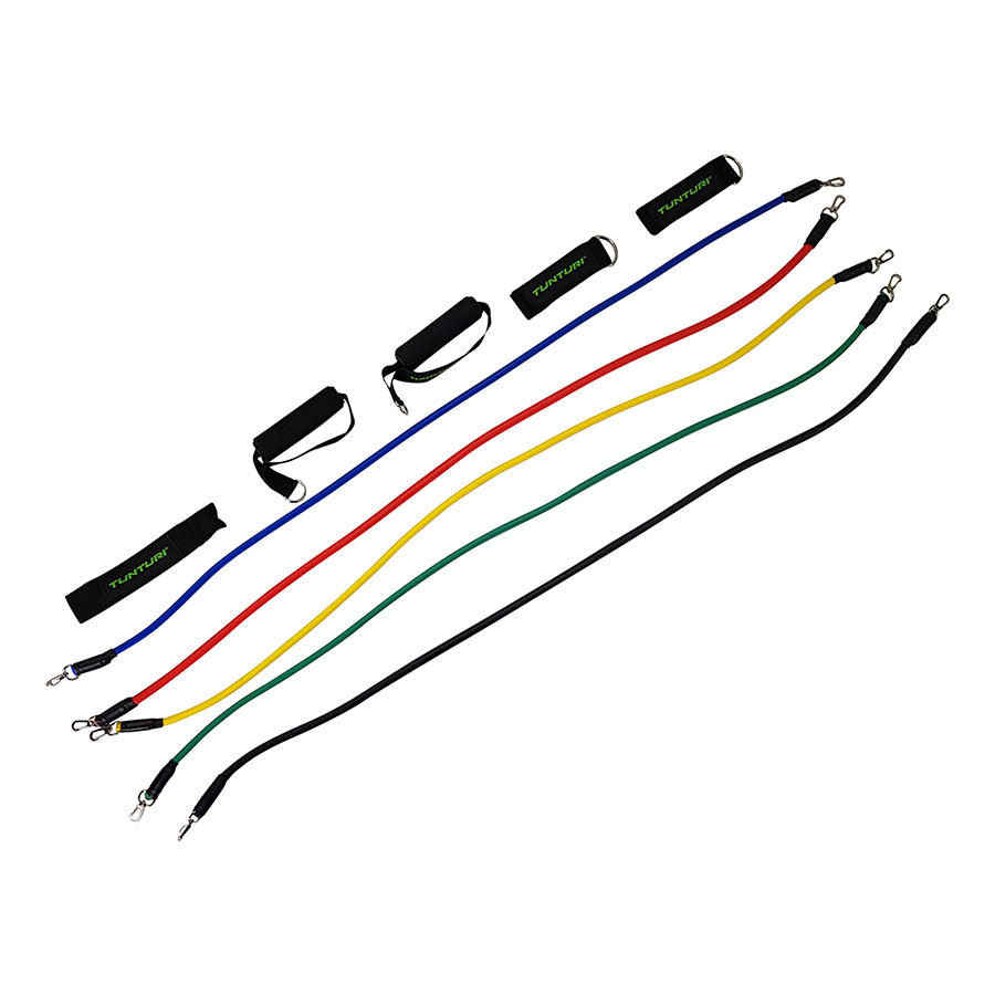 WIDERSTANDSBAND - Blau/Gelb, KONVENTIONELL, Kunststoff/Metall (120cm)