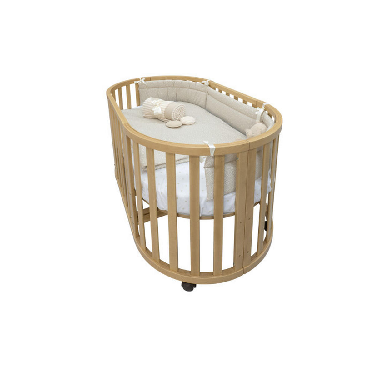 DJEČJI KREVETIĆ  GROW  - boje bukve, Basics, drvo (67/87/126cm)
