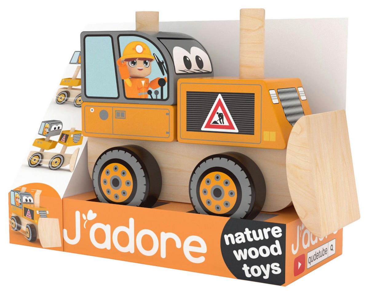 SPIELFAHRZEUG  - Multicolor, Basics, Holz/Metall (10,5/6,5/8,5cm)