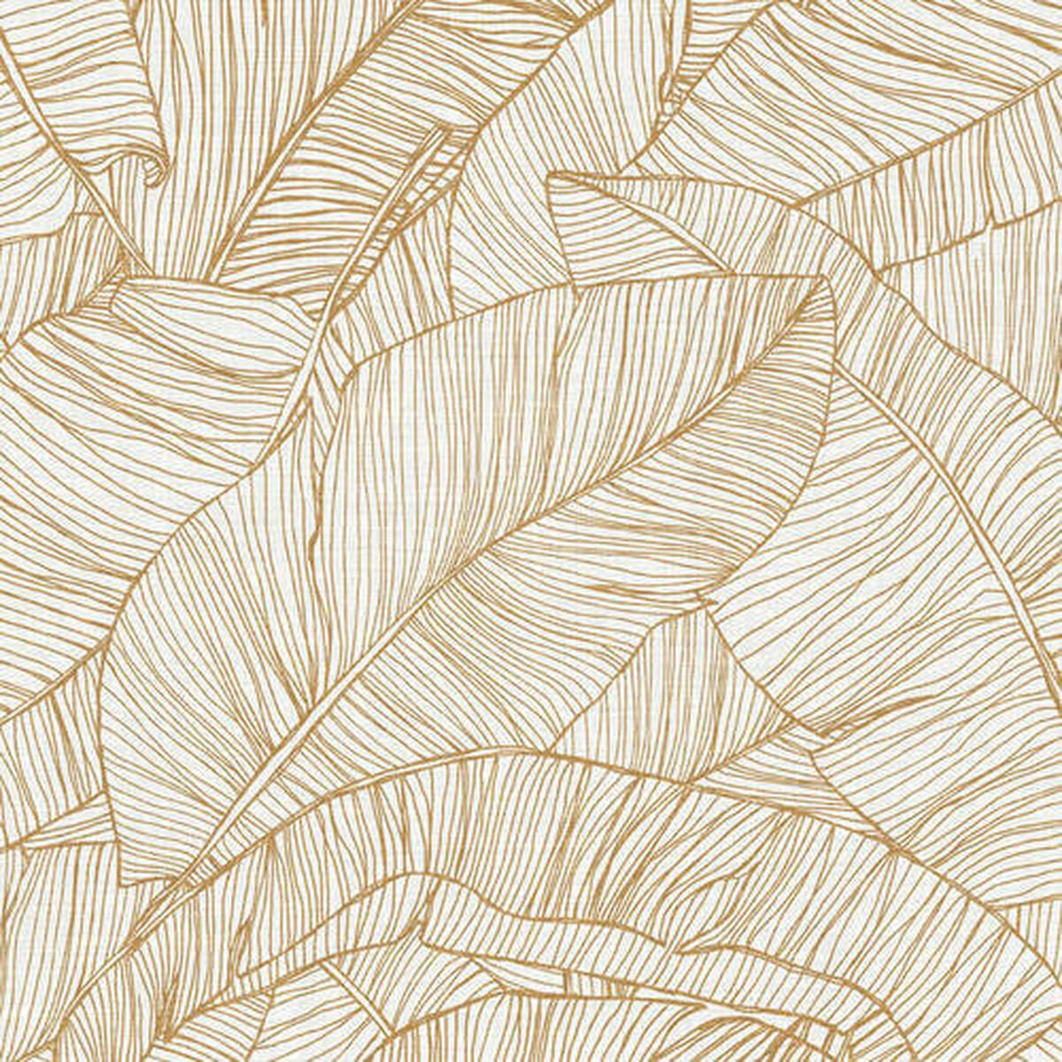 VLIESTAPETE - Goldfarben, Basics, Papier/Kunststoff (52/1000cm)