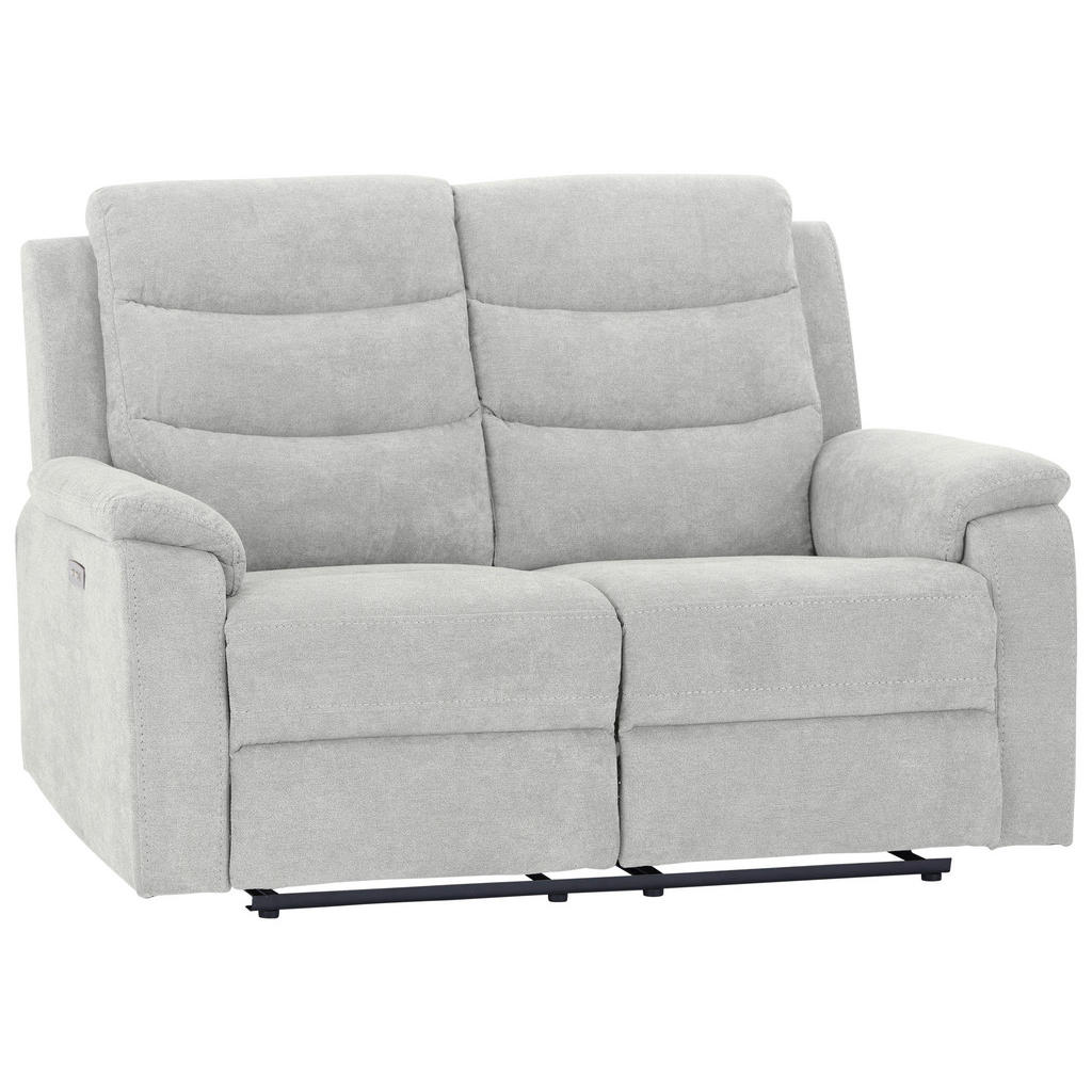 Thumbnail - P & B 2-Sitzer-Sofa, Hellgrau, Textil, 153x102x93 cm, motorische Relaxfunktion, USB-Anschluss, Wohnzimmer, Sofas & Couch...