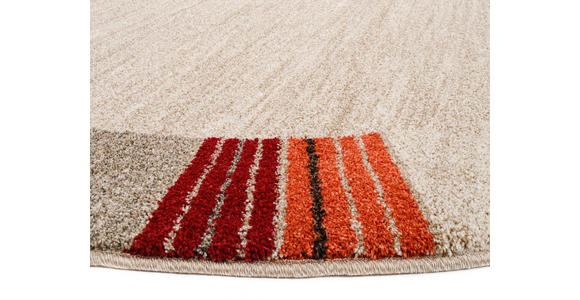 WEBTEPPICH 120 cm Palazzo Lobo Braun, Beige - Beige/Braun, KONVENTIONELL, Textil (120cm) - Novel