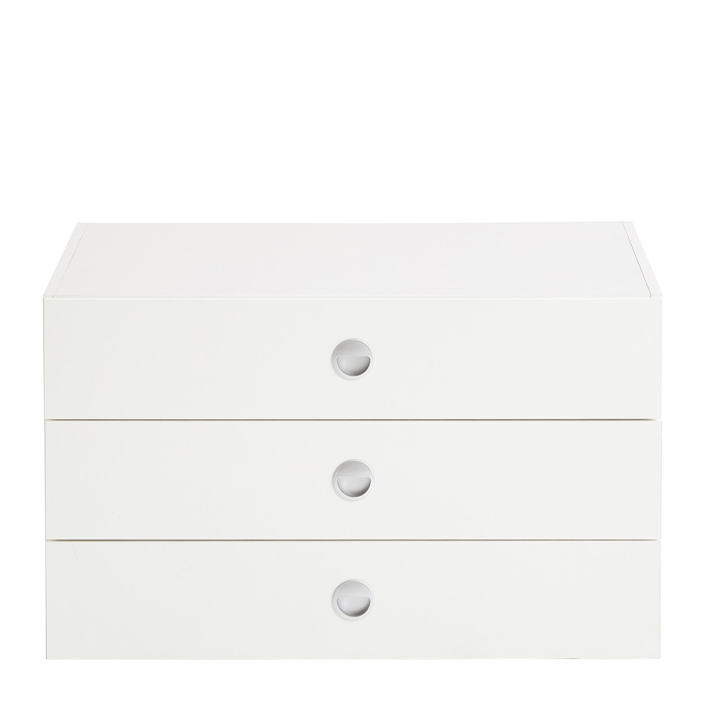 SCHUBKASTENEINSATZ 82/49/49 cm Weiß  - Weiß, Holzwerkstoff (82/49/49cm) - Carryhome