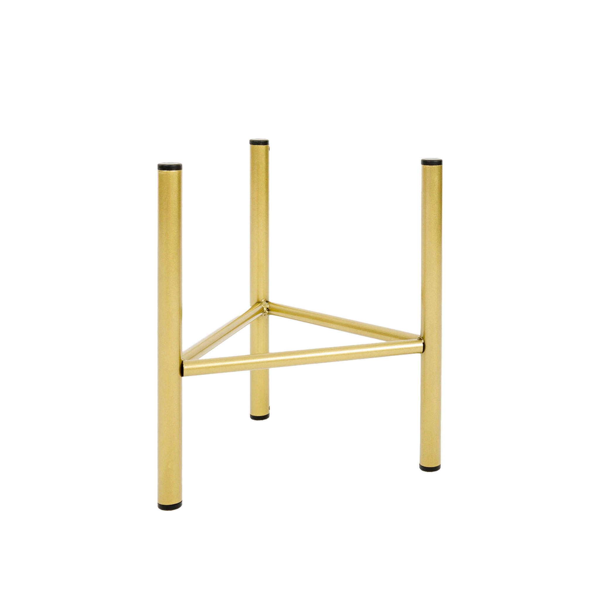 BLUMENSTÄNDER Metall  - Goldfarben, Basics, Metall (23/25/23cm)