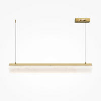 PENDELLEUCHTE 100/8,5/96,2 cm  - Messingfarben, MODERN, Metall (100/8,5/96,2cm) - MAYTONI