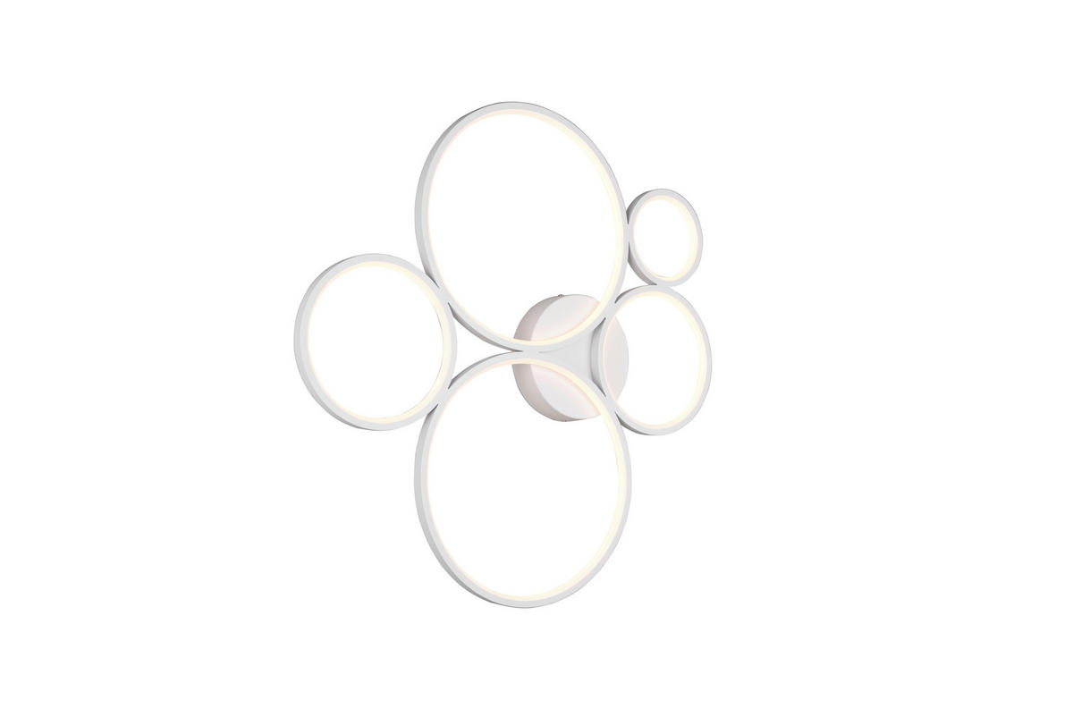 LED-DECKENLEUCHTE RONDO   - Weiß, Design, Metall (59/5,5/53cm) - Trio Leuchten