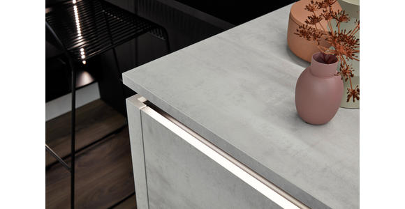 EINBAUKÜCHE - Grau, Design, Holzwerkstoff - Dieter Knoll