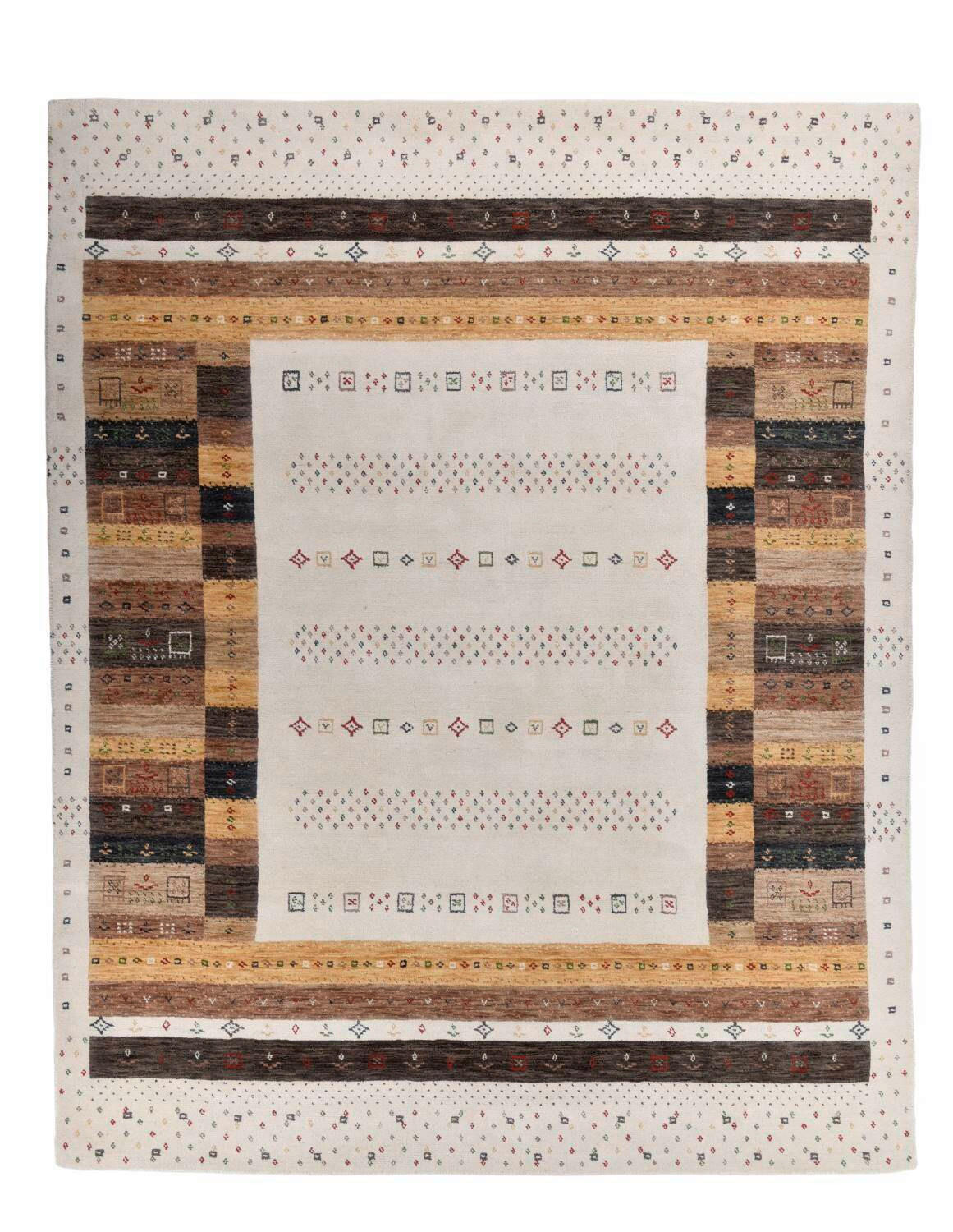 ROČNO TKANA PREPROGA  80/200 cm  tkano  svetlo rjava  - svetlo rjava, Basics, tekstil (80/200cm)