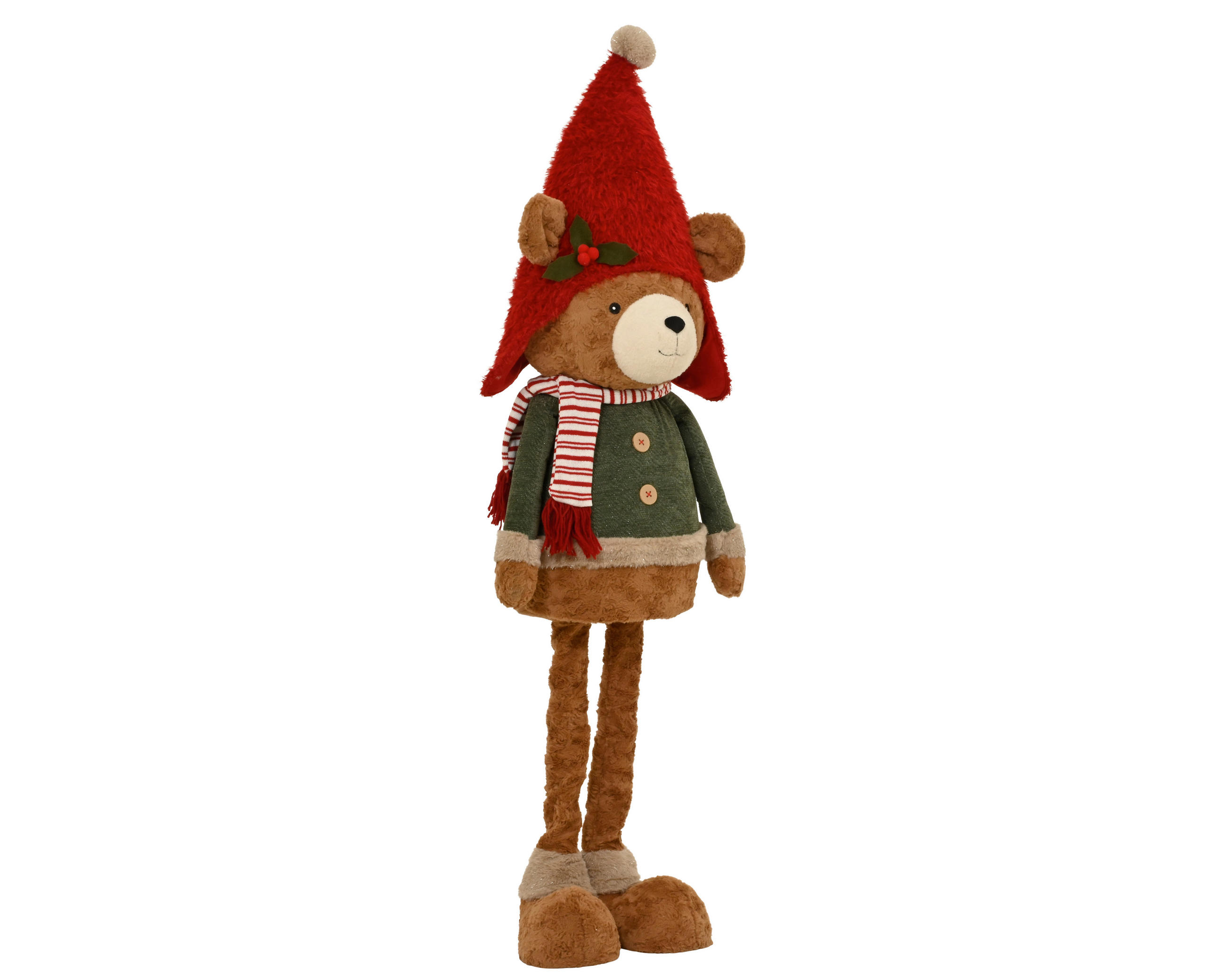 KARÁCSONYI FIGURA - barna, Basics, műanyag (45/35/177cm)