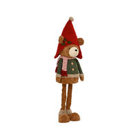 KARÁCSONYI FIGURA - barna, Basics, műanyag (45/35/177cm)