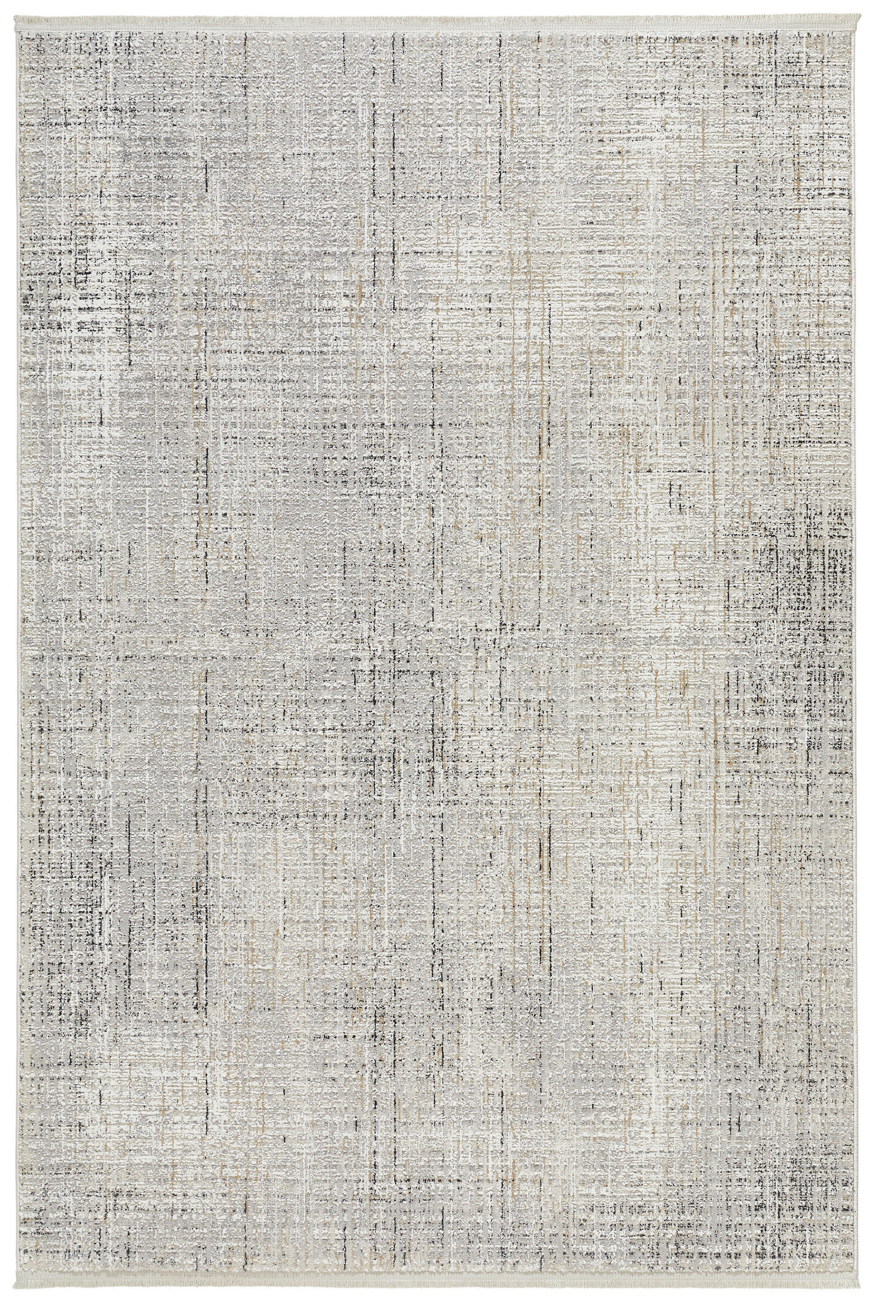 Novel Webteppich Creme, Hellgrau 80x150 cm