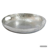 OBSTSCHALE  - Silberfarben, Design, Metall (38/7/38cm) - Livetastic