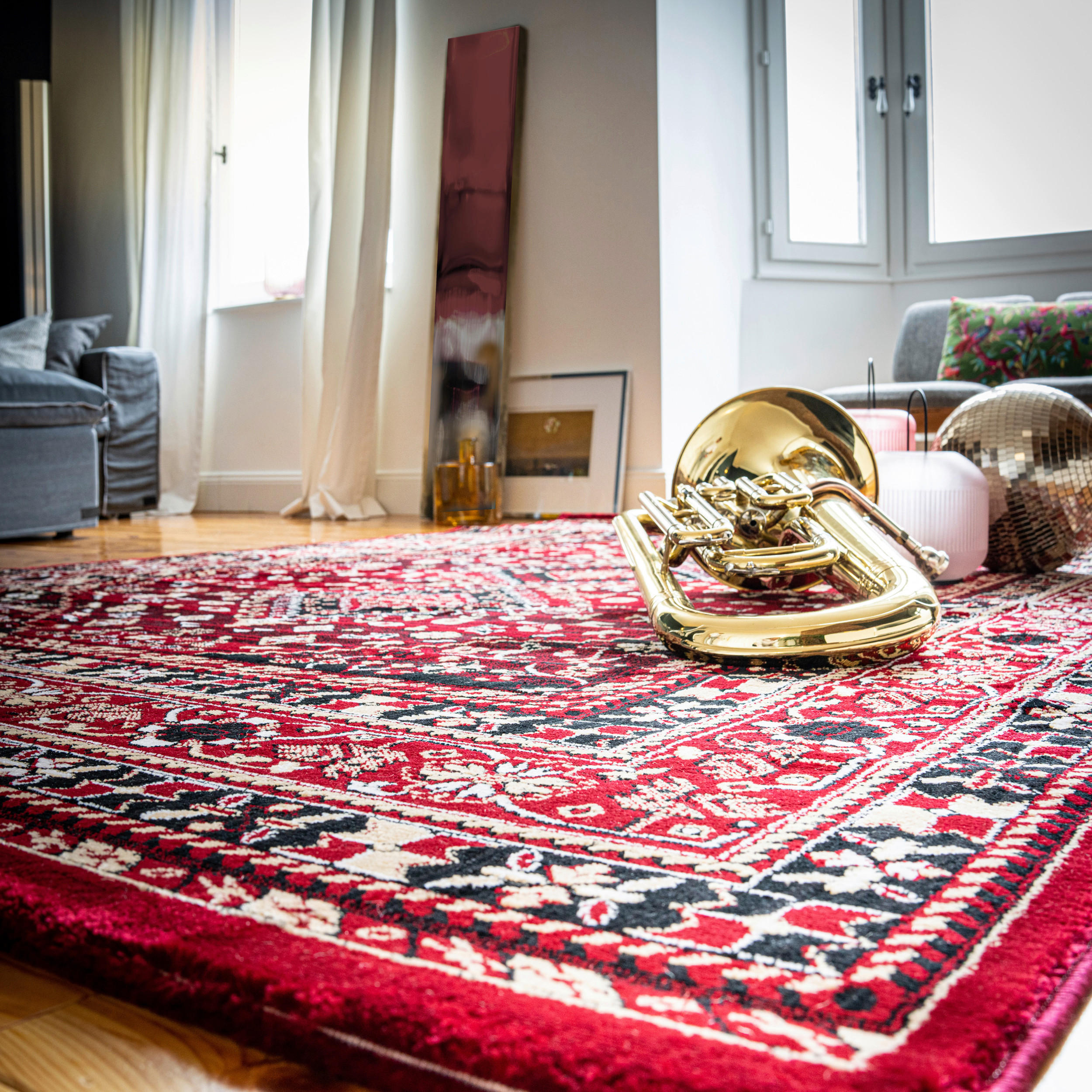 ORIENTTEPPICH 40/60 cm My Ariana  - Rot, Konventionell, Textil (40/60cm)