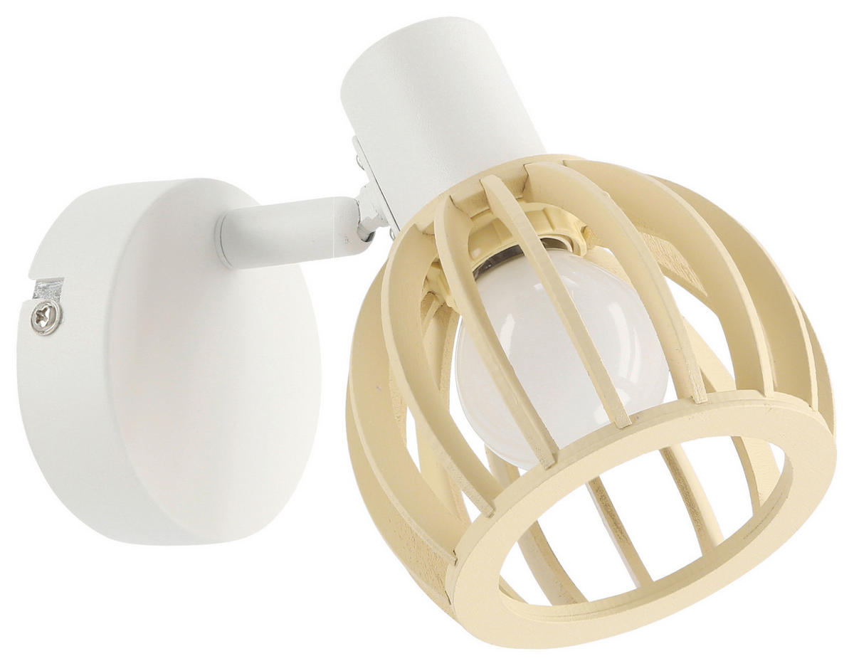 WANDSTRAHLER 15/12/10 cm   - Weiß, Basics, Metall (15/12/10cm)