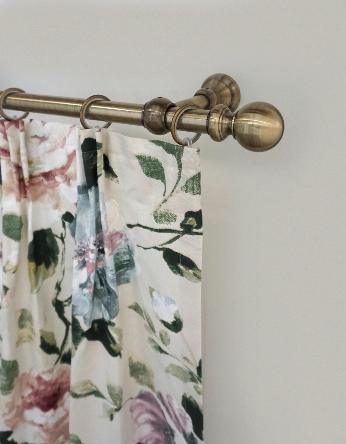 VORHANGSTANGE 220 cm  - Bronzefarben, KONVENTIONELL, Metall (220cm)