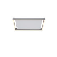 STROPNÉ LED SVIETIDLO, 45/45/5,6 cm - Design, kov/plast (45/45/5,6cm)